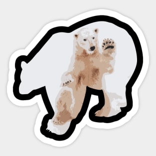 Polar bear design Sticker